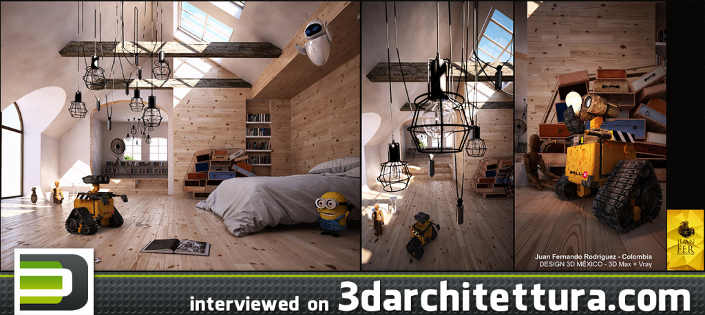 Juan Fernando Rodríguez interviewed for 3darchitettura: CG, render, 3d, architecture, design