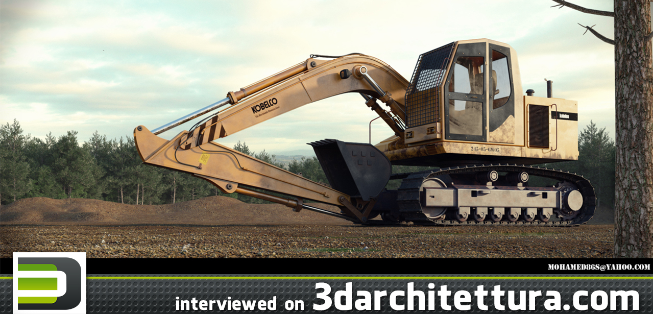 Mohamed Sabry interviewed for 3darchitettura: render, 3d, CG, design, architecture