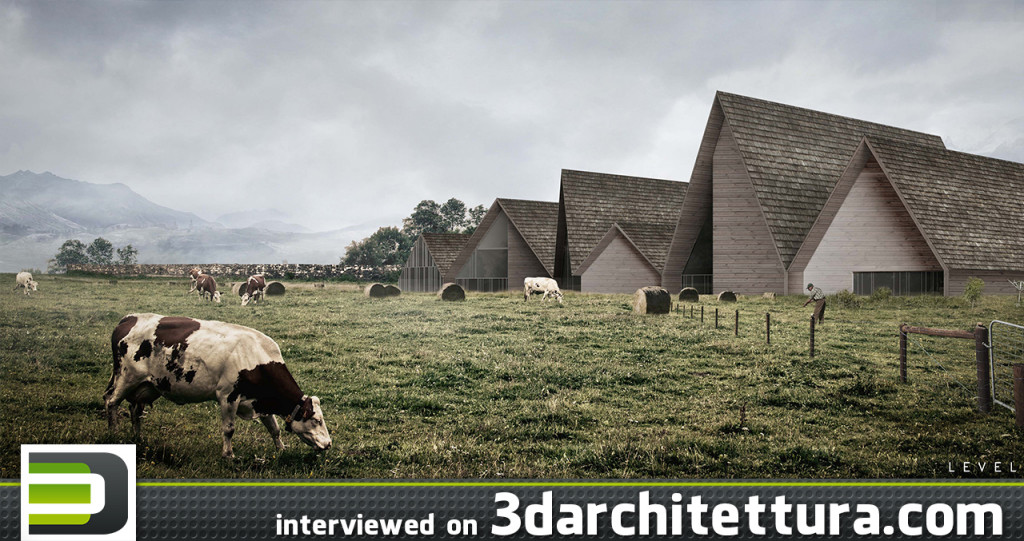Stefano Mombelli and Alan Alberizzi (LEVEL Studio) interviewed for 3darchitettura: render, design, 3d, CG, architecture
