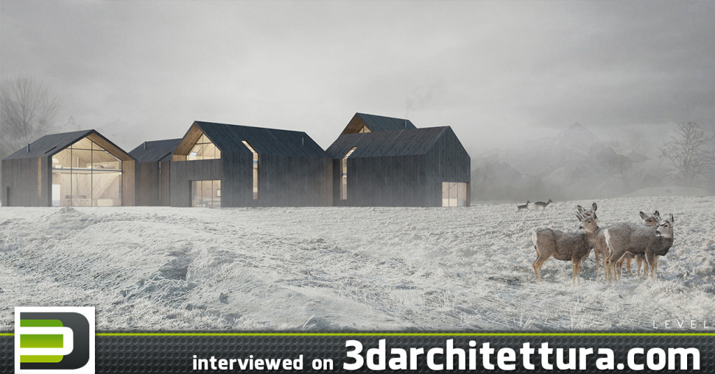 Stefano Mombelli and Alan Alberizzi (LEVEL Studio) interviewed for 3darchitettura: render, design, 3d, CG, architecture