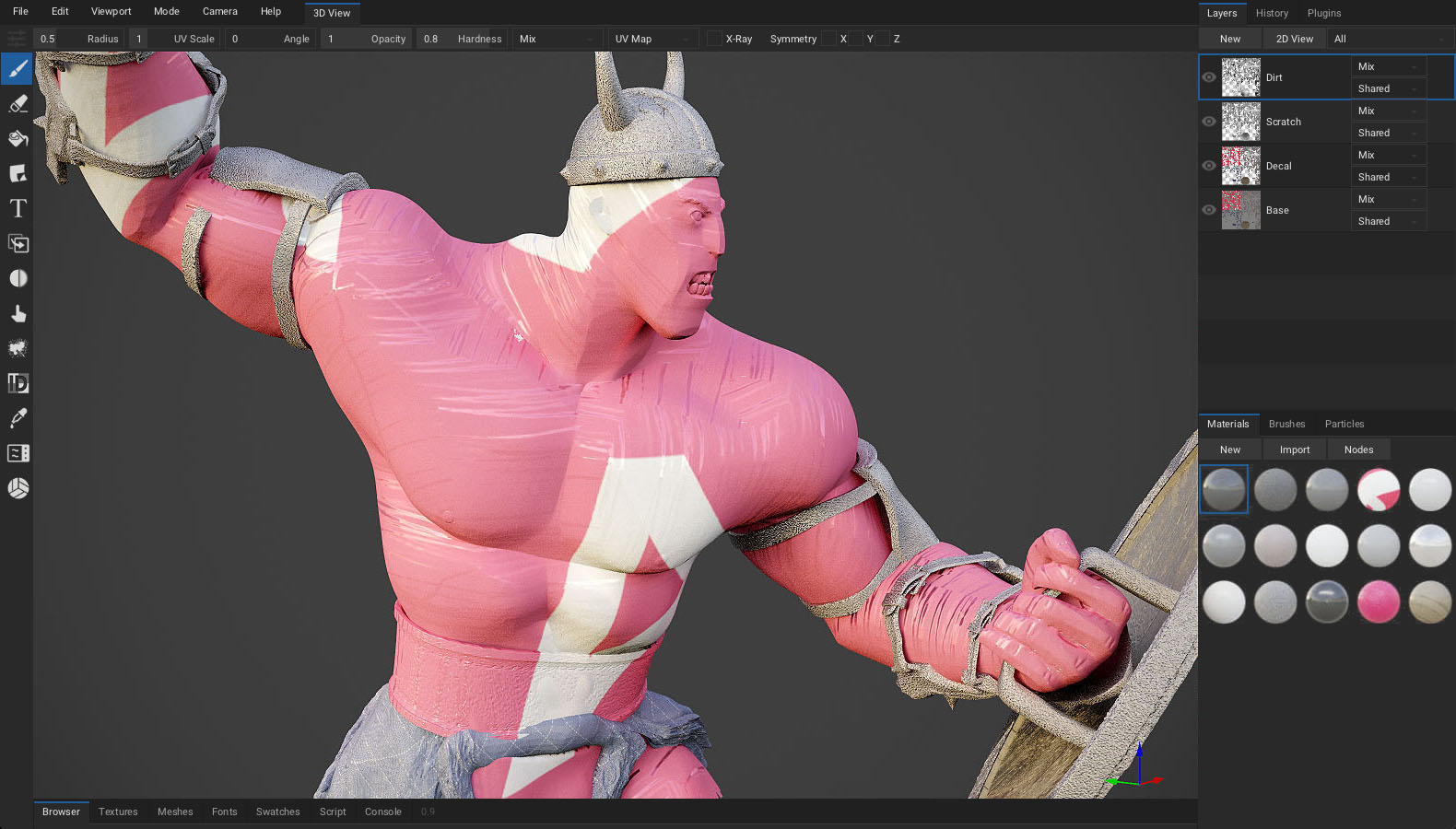 ArmorPaint open source interface – Substance Painter alternative